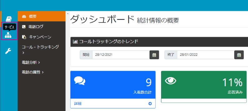 デラコンダッシュボード